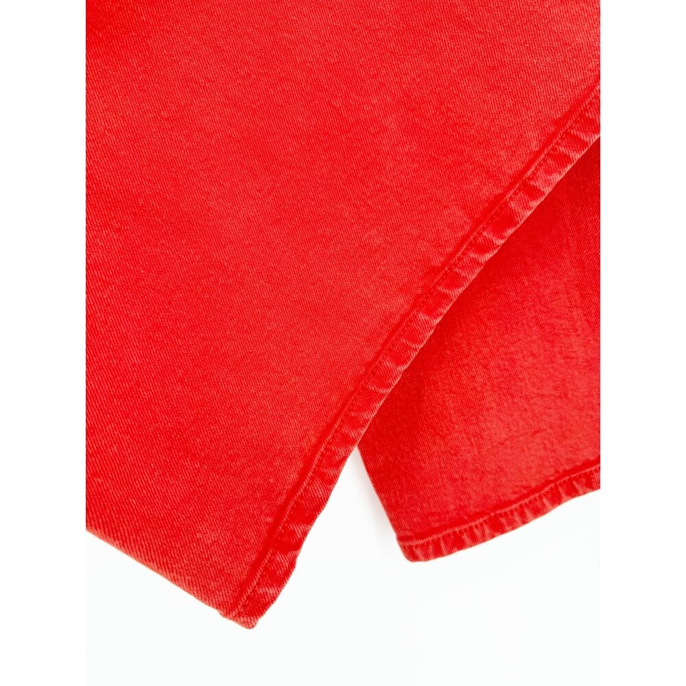 Universal Thread High-Rise Sailor Wide Leg Comfort Stretch Ankle Jeans Red - Picture 5 of 13